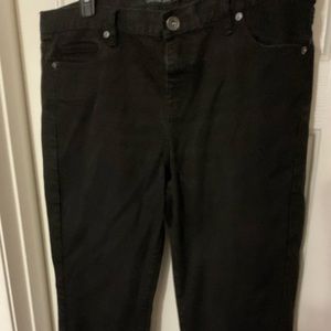 Calvin Klein size 16 long black jeans
